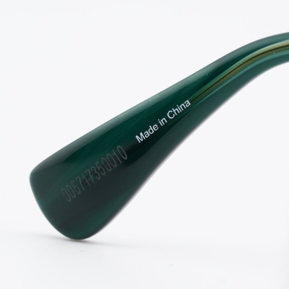 Max Mara MILLER MM0117 30N Sunglasses Gold Shield Frame, Green Lenses main image 12